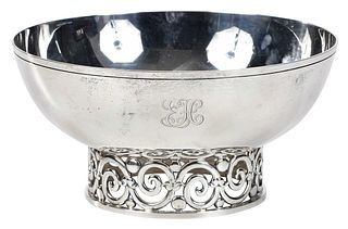 Tiffany Sterling Openwork Footed Bowl