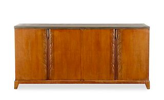 John Stuart Inc Modernist Buffet Sideboard Cabinet