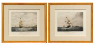 2 Samuel Walter Maritime Engravings, Circa 1840s