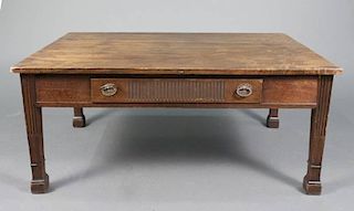 Oak Single Drawer Coffee Table