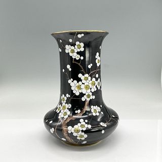 Noritake Porcelain Vase, Dogwood Cherry Blossom
