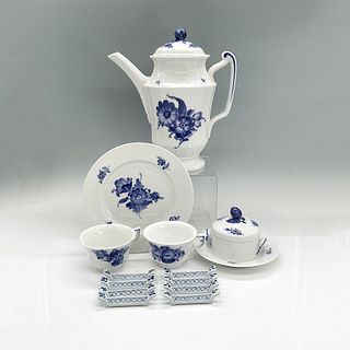 14pc Royal Copenhagen Coffee Pot/Cups/Plate/Knife Rests