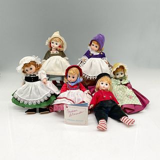 6pc Vintage Madame Alexander International Dolls
