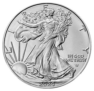 Mint Condition 2024 American Silver Eagle (100-coins)