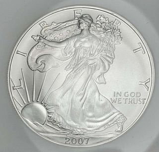 2007 American Silver Eagle NGC MS69
