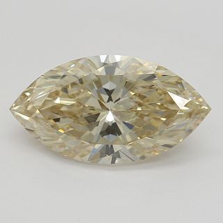 2.01 ct, Natural Fancy Light Yellowish Brown Even Color, VS2, Type IIA Marquise cut Diamond (GIA Graded), Appraised Value: $20,300 