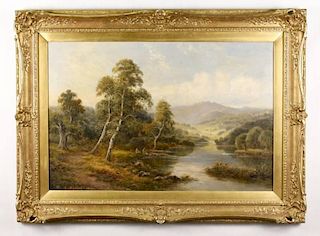 S.Y. Johnson, "Highland Landscape", English O/C
