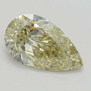 5.01 ct, Natural Fancy Brownish Yellow Even Color, SI1, Pear cut Diamond (GIA Graded), Appraised Value: $91,000 