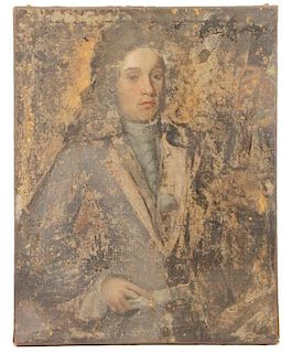 Continental School, "Portrait of a Nobleman", Oil