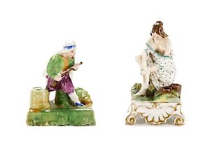 Two Continental Porcelain Figurines