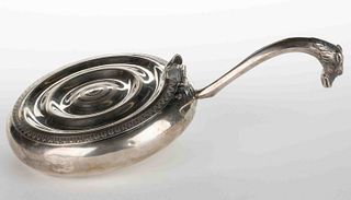 19TH CENTURY SPANISH SILVER COVERED DISH