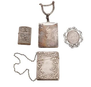 Group of 4 Sterling Accessories