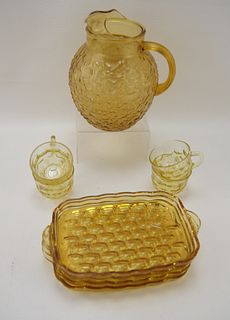 FEDERAL GLASS YORKTOWN LUNCHEON SETS & MORE