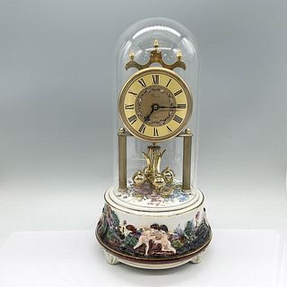 Vintage R Capodimonte Anniversary Table Clock