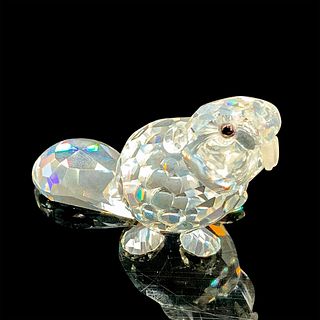 Swarovski Silver Crystal Figurine, Beaver Baby 164638