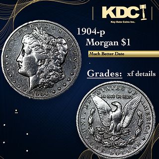 1904-p Morgan Dollar $1 Grades xf details