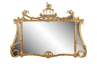 Friedman Bros. Chinese Chippendale Giltwood Mirror