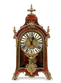 French Boulle Style Bracket Clock, Thuret a Paris