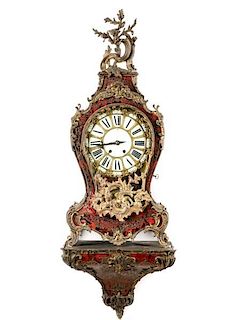 French Hour Levigne Boulle Style Bracket Clock