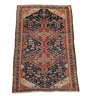 Hand Woven Oriental Rug Signed - 6' 8" x 4'