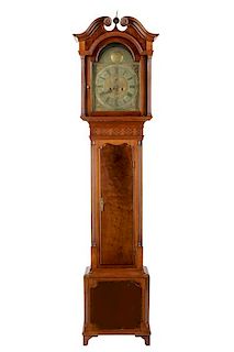 George III Mahogany Tall Case Clock, 18th C