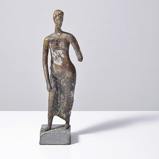 Bronze Figural Sculpture, Manner of Henry Moore