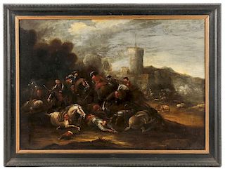 Attributed to Courtois, "Battle Under the Turret"