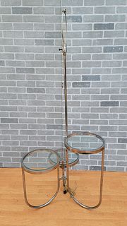 Mid Century Modern Three Tier Table Floor Lamp