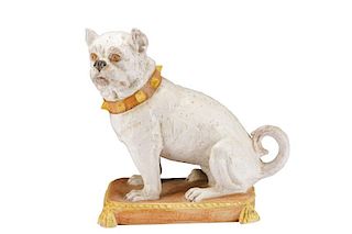 Charming Italian Majolica Ceramic Bulldog