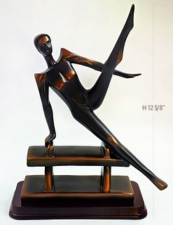 Vintage Figural Gymnastics Herco Gift Professional