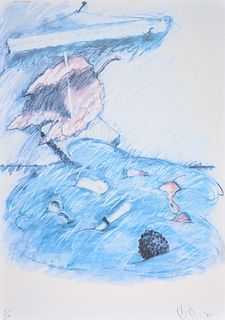 Claes Oldenburg  LEAF BOAT Lithograph