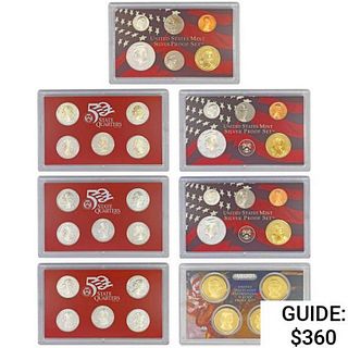 2005-2007 US Silver Proof Mint Sets [35 Coins]   