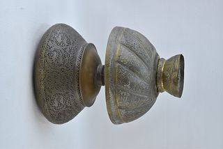 MOORISH STYLE BRAS LAMP