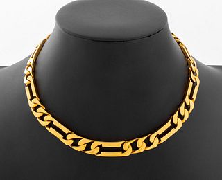 Cartier 18K Gold Figaro Link Necklace