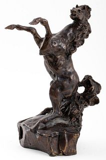 LeRoy Neiman "Defiant" Bronze Sculpture, 1983