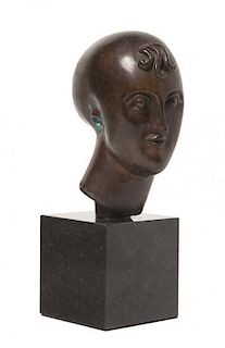 Elie Nadelman, (American, 1885-1946), Head of a Woman
