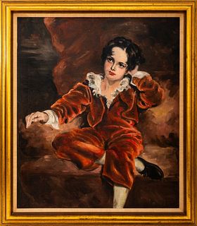 After Sir Thomas Lawrence "The Red Boy" Oil