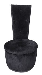 James Mont Mid-Century Modern Slipper Chair