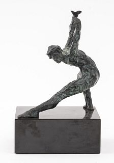 Maher Dancing Male Nude Bronze Sculpture
