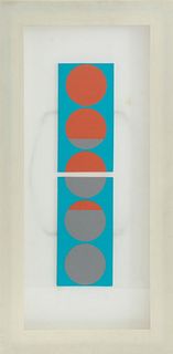Siri Berg Abstract Circles Acrylic on Canvas
