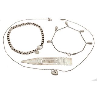 Group of Tiffany & Co. Sterling Silver Jewelry Items