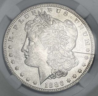 1886-O Morgan Silver Dollar MS62
