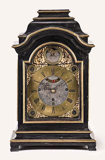 An English bracket clock of the late 18th century