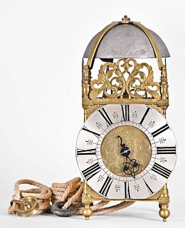A late 17th century lantern clock by Joseph Windmills
