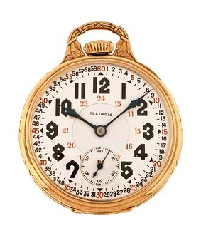 An early 20th century Illinois Sangamo Special pocket watch