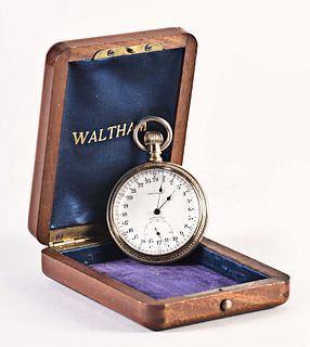 A rare early 20th century Waltham model 1892 pocket watch displaying sidereal time