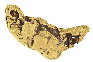 A large gold nugget weighing 133.5g