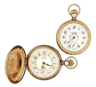 A lot of two Waltham pocket watches
