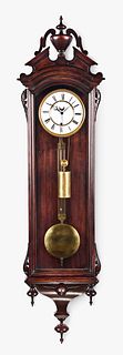 George Jones Vienna regulator style hanging clock