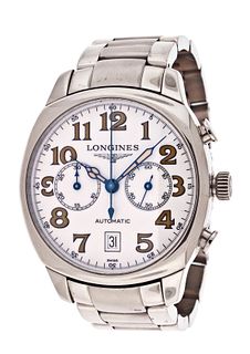 An early 21st century Longines ref. L2.705.4 Spirit wrist chronograph
